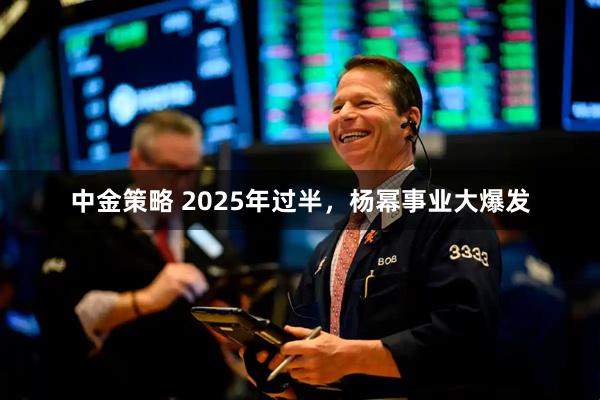 中金策略 2025年过半，杨幂事业大爆发